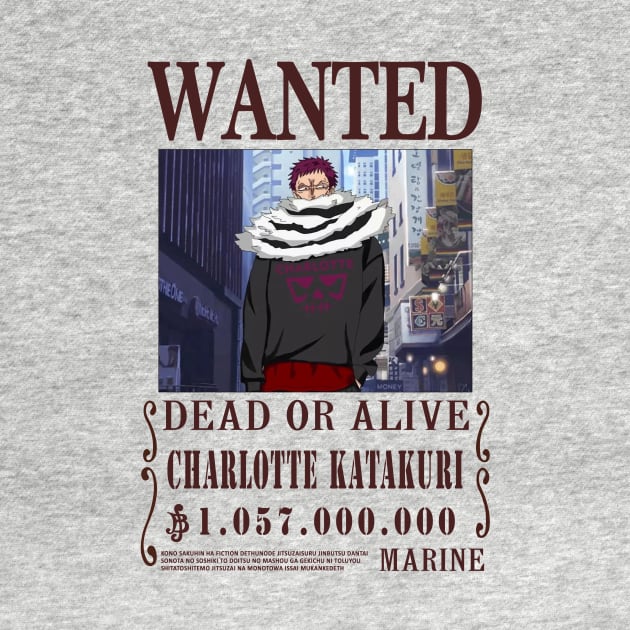 Charlotte Katakuri One Piece Wanted by Teedream